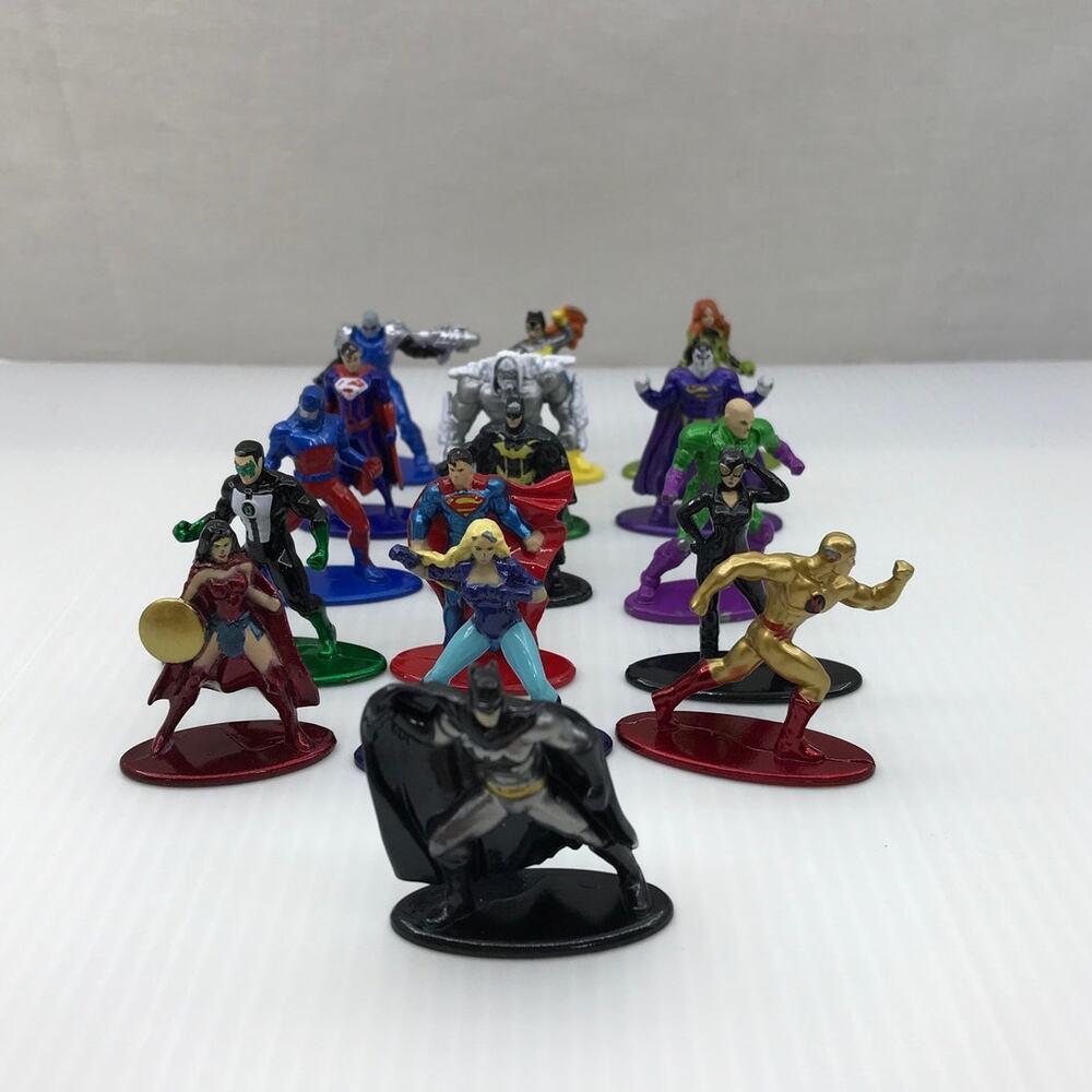 Jada Toys DC Comics Nano Metal Figures Set of 16
